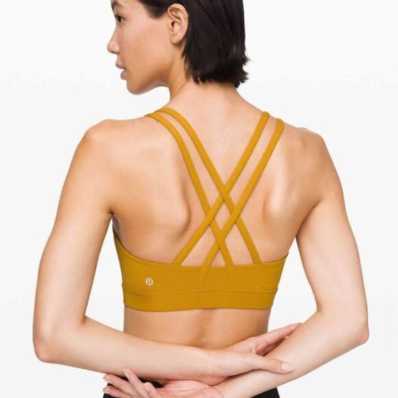 Lululemon Energy Bra Size 34DD Fools Gold - Picture 2 of 7